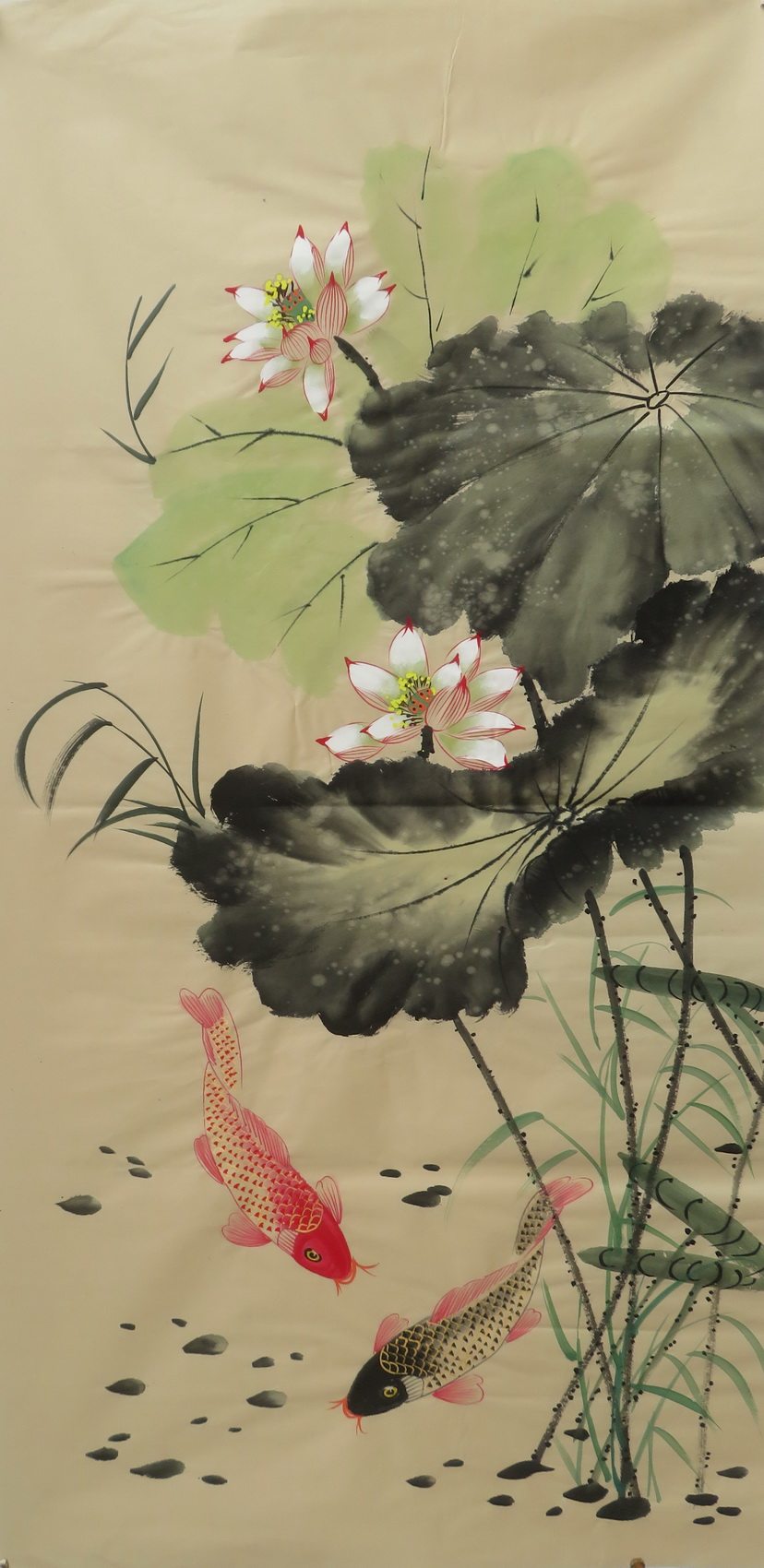 水墨单幅画心无款四尺字画手绘写意装饰客厅国画