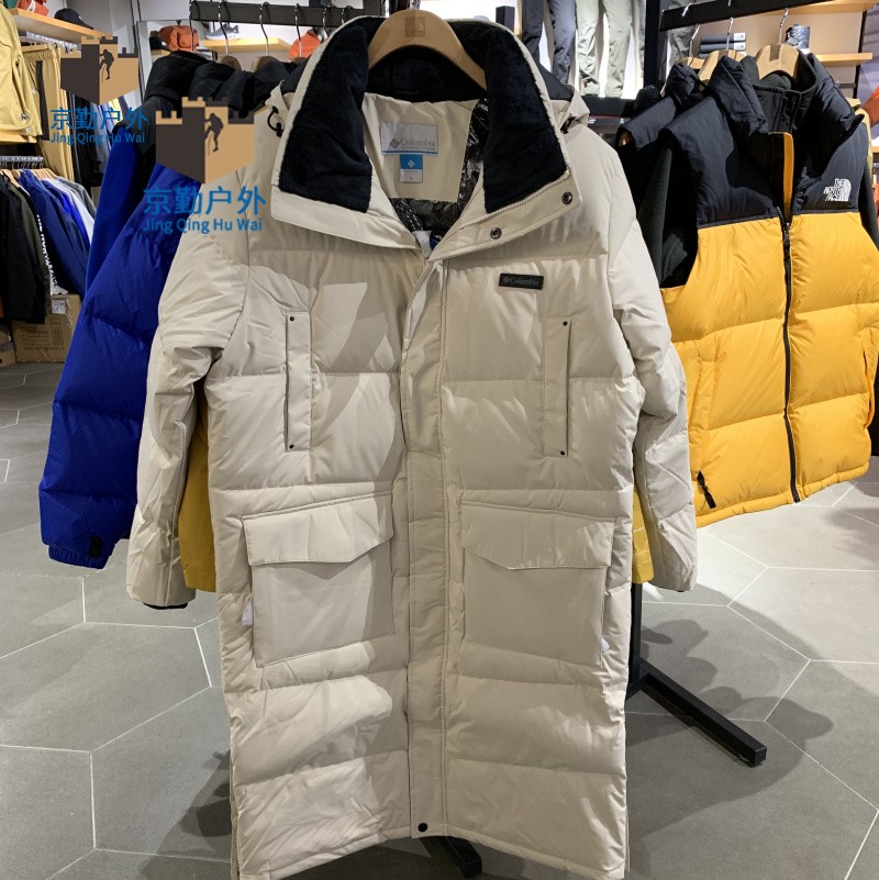 现货秋冬季哥伦比亚男女户外加厚700P热能反射长款羽绒服|WE1505