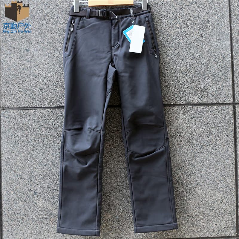 2020秋冬新哥伦比亚户外女裤加绒加厚防水防风软壳登山裤 PL8376