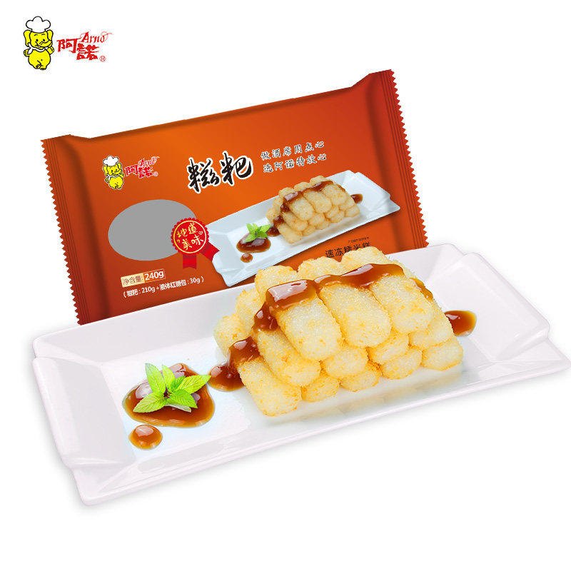 阿诺红糖糍粑条速冻小吃糯米糕点手工美食火锅店年糕