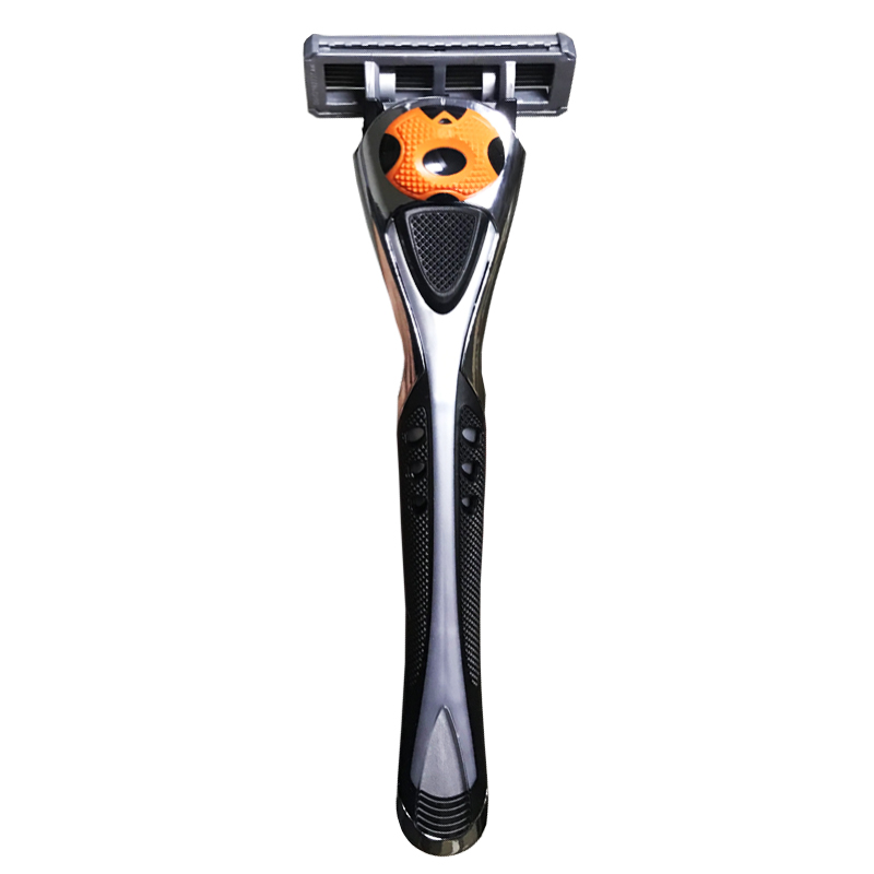 阿帕齐剃须刀手动阿帕奇6层老式刮胡刀架男士刀片式刮脸刀头套装