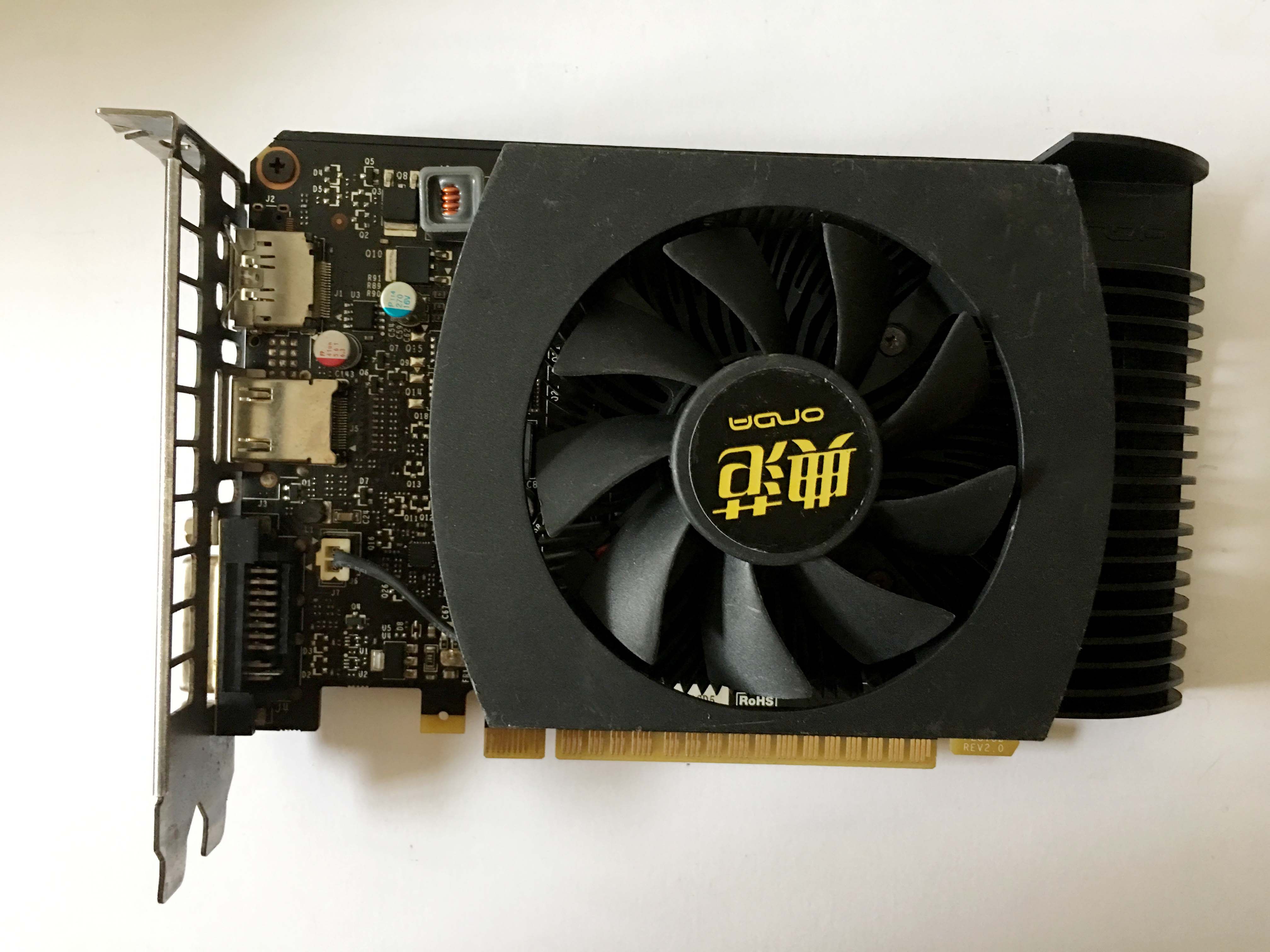 全新戴尔电脑小机箱gt730 2g独立显卡联想服务器ddr3刀卡半高显卡