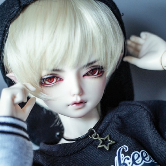bjd娃娃 sd娃娃 4分男 fl mf woosoo elf 精灵耳朵 送