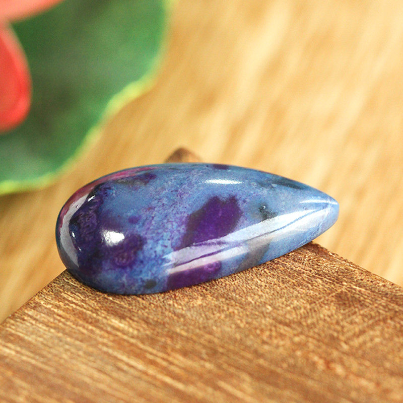 苏幕水晶南非老坑天然舒俱水滴吊坠星际皇家紫玉项坠