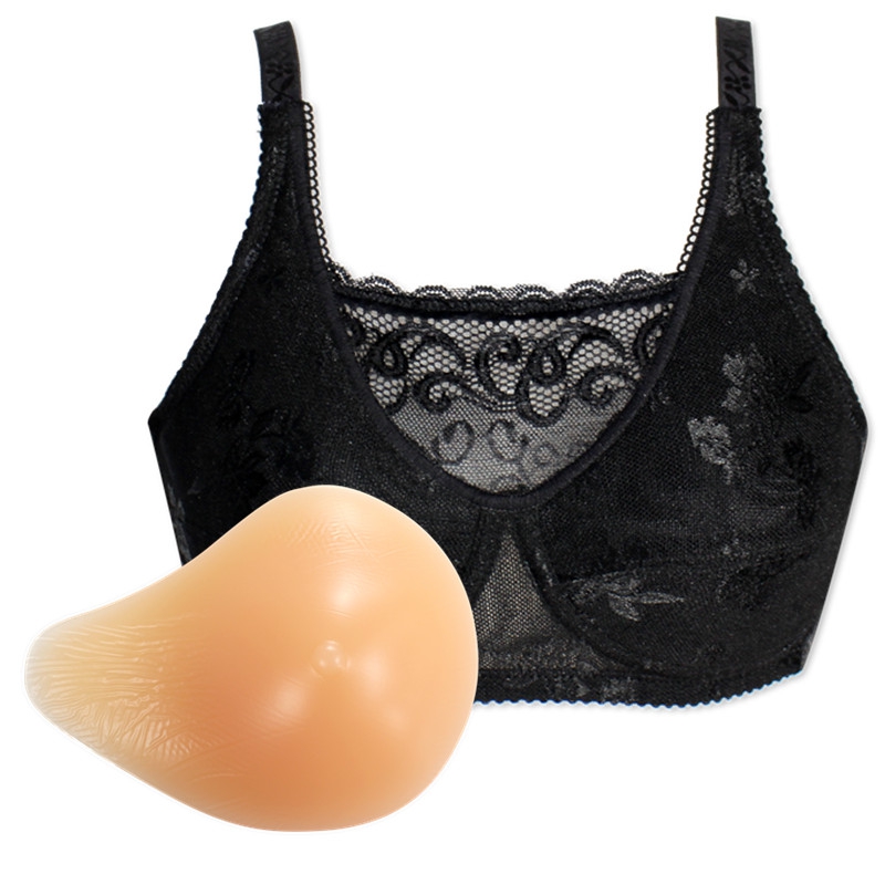 硅胶义乳术后文胸二合一乳房薄款抹胸女假胸无文胸