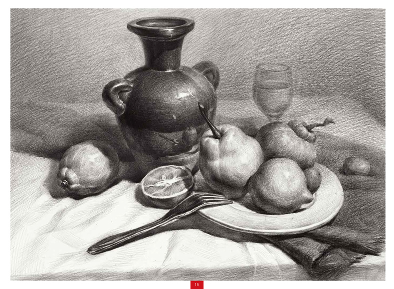 素描静物组合