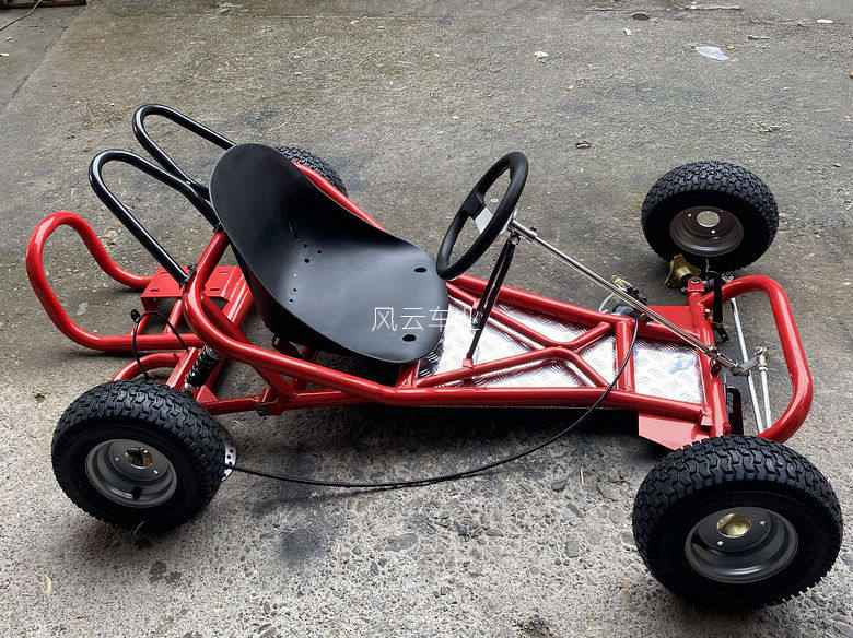 四轮168cc卡丁车摩托车车架全车架子主体后轴前转摩托车车架