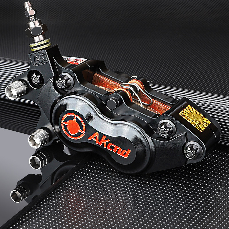 akcndd6赛道版大鲍鱼卡钳改装uqi ube九号电动车刹车装置