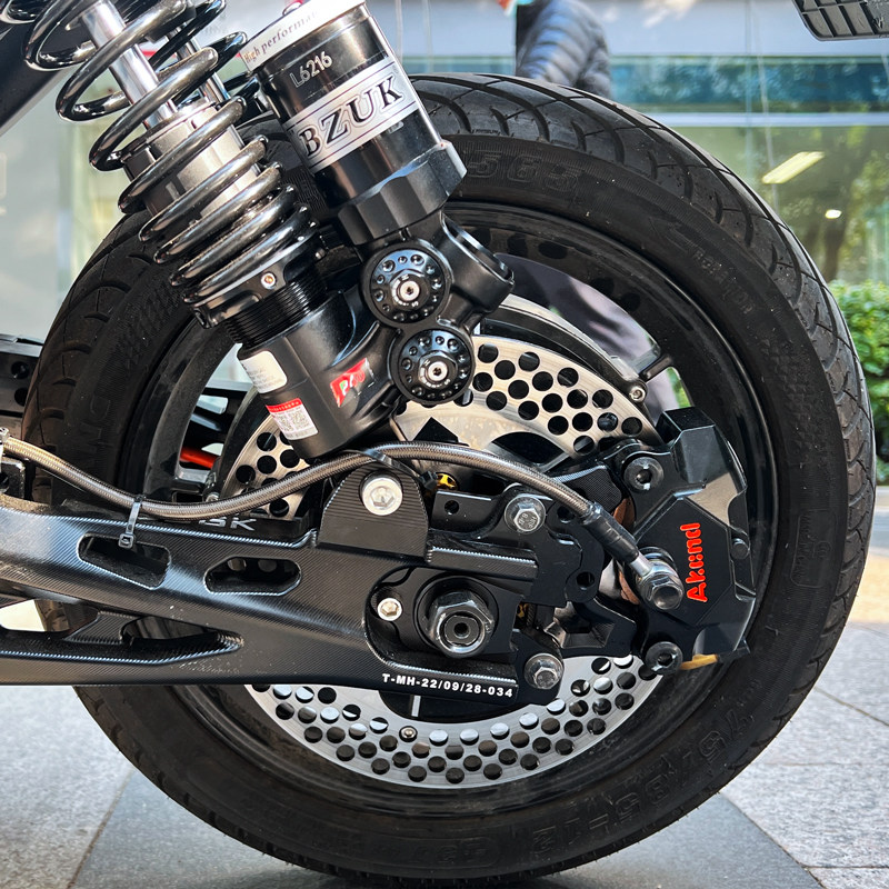 akcnd991螃蟹卡钳改装小牛nqiuqi九号c90bmax90电动车刹车装置