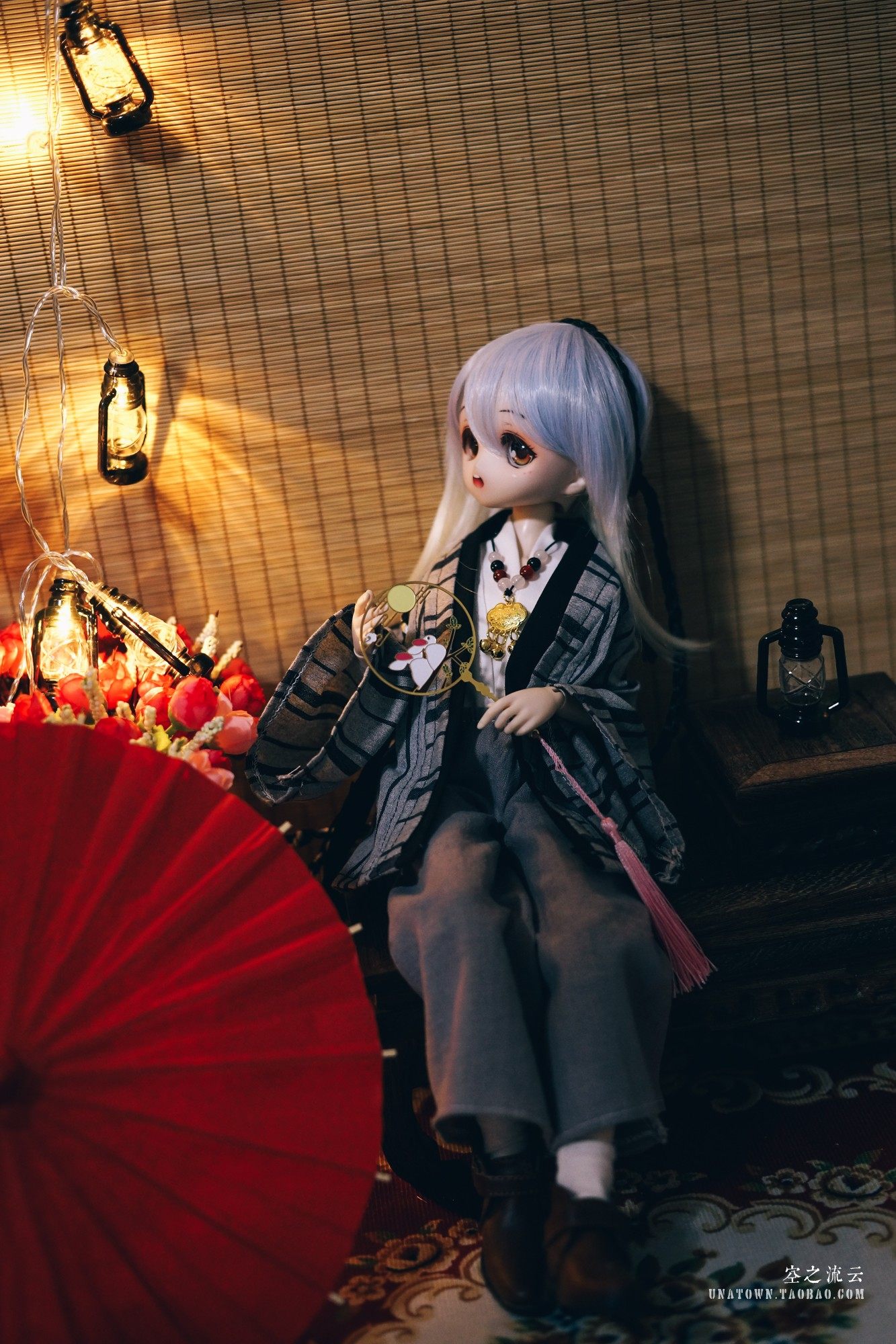 bjd娃衣4分可穿改良和服套装2ddzmddbjd娃娃