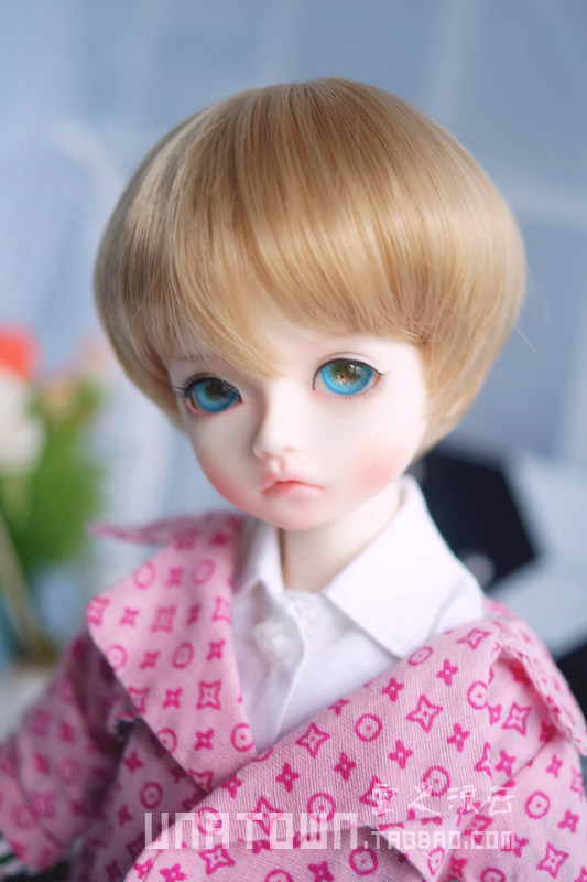 bjddkmk棕色短发金棕色sd少年正太3468分bjd娃娃