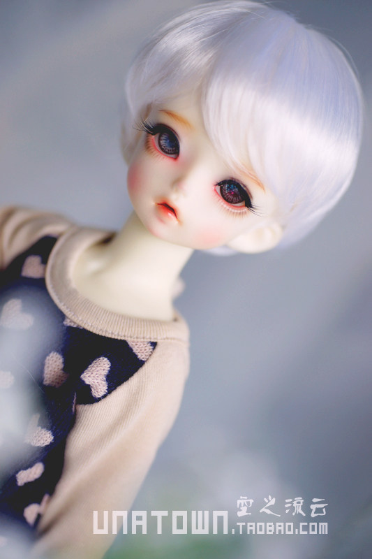 bjdsd娃娃假发3468分短发仿马海银时latidzbjd娃娃