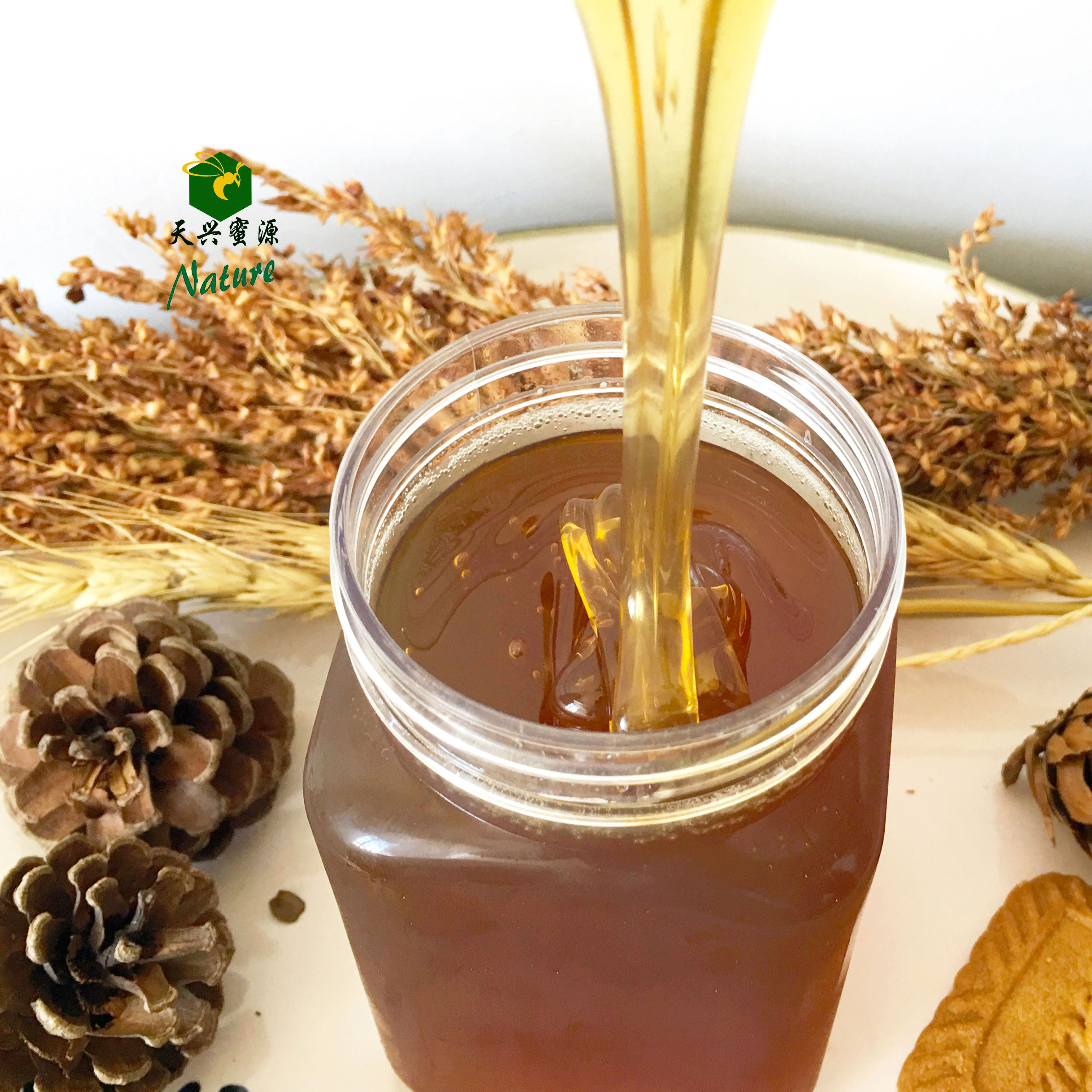 天兴蜜源新鲜荔枝蜜含少量龙眼蜜波美度41.5原蜜农家蜂蜜