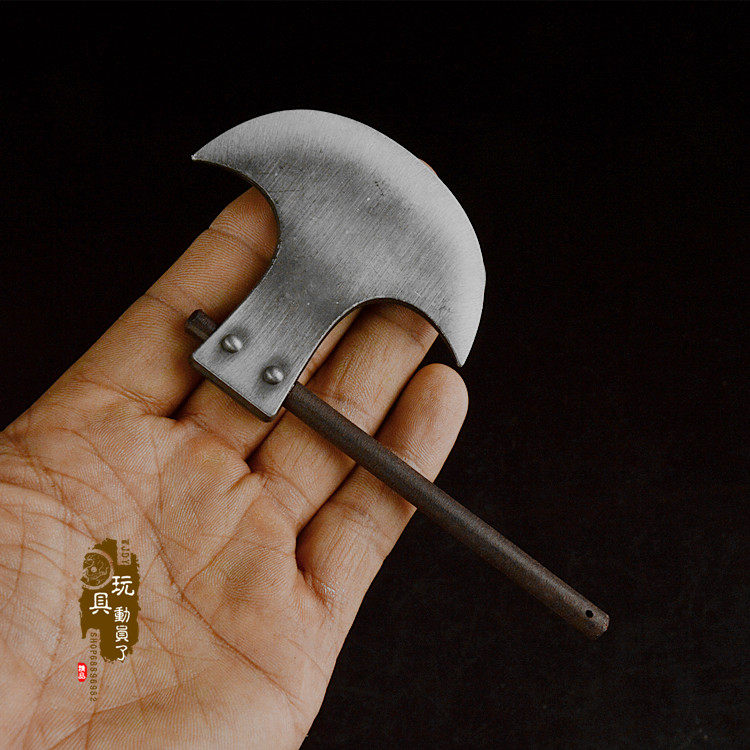 斧头武器兵人12寸板斧李逵双斧黑旋风天杀兵器兵人专区