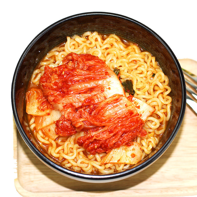韩国进口不倒翁泡菜拉面120g 奥土基辣白菜方便面汤面速食拉面 - 女性