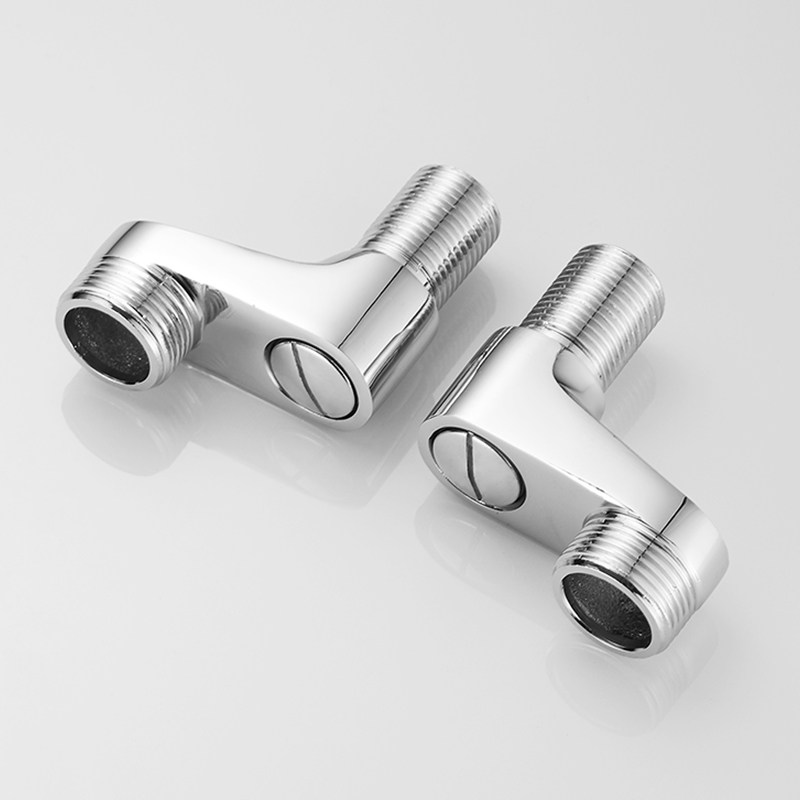 曲脚全铜加厚淋浴花洒浴缸龙头调节弯角配件花洒配件