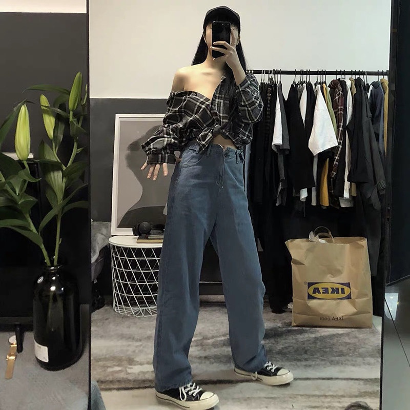 服装店ins穿衣镜网红显瘦镜落地镜铝合金全身镜美颜大试衣镜显高