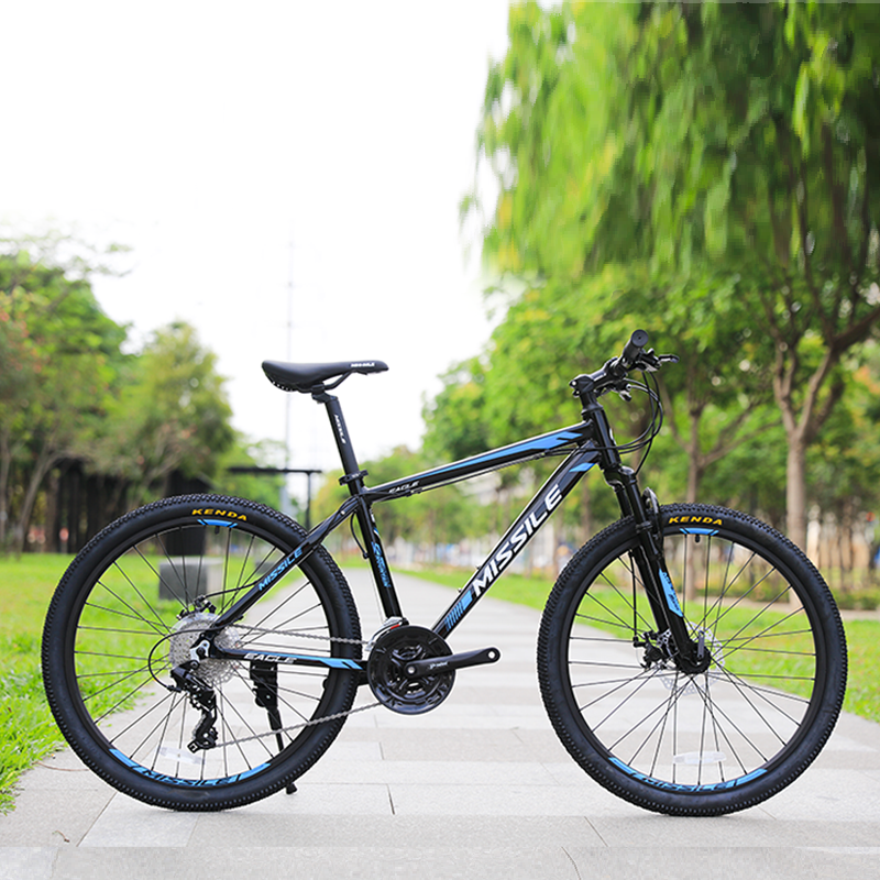 米赛尔26寸学生铝合金通用双碟男女变速越野轻便山地自行车