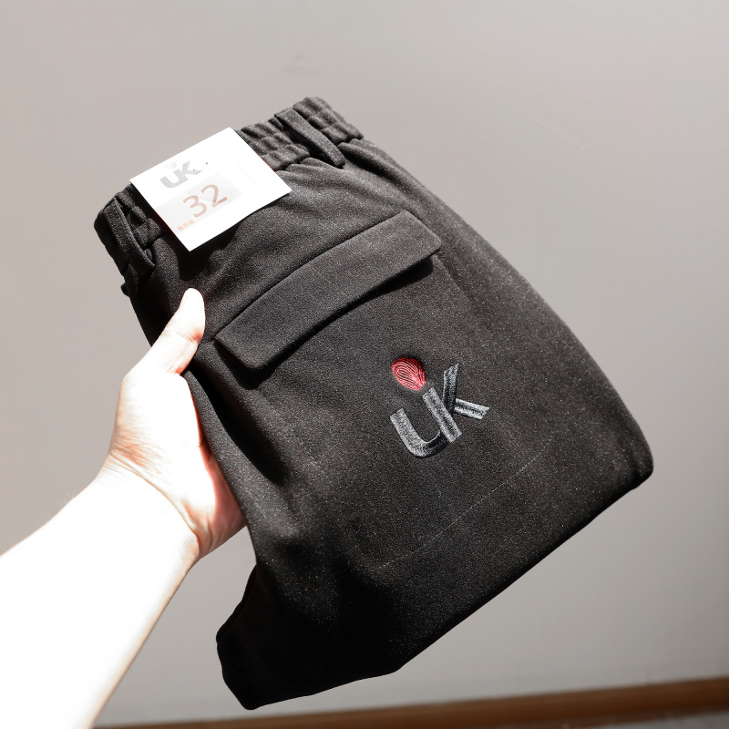 收货有惊喜！大公司订单！秋冬男士商务时尚加厚保暖毛呢裤休闲裤