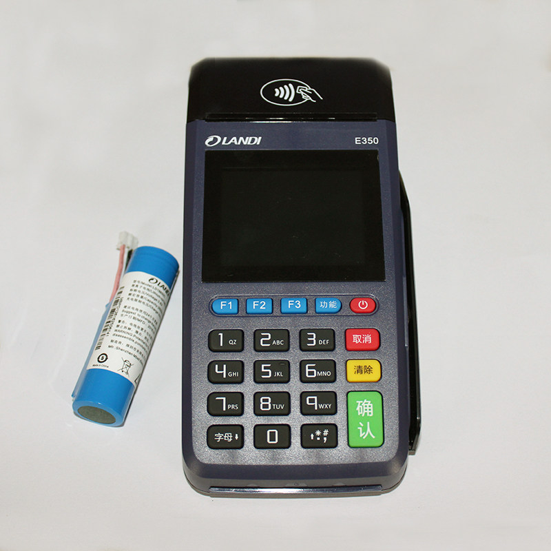 无线机收款机拉卡终端机landi联迪e350s全新电池锂电18650电池