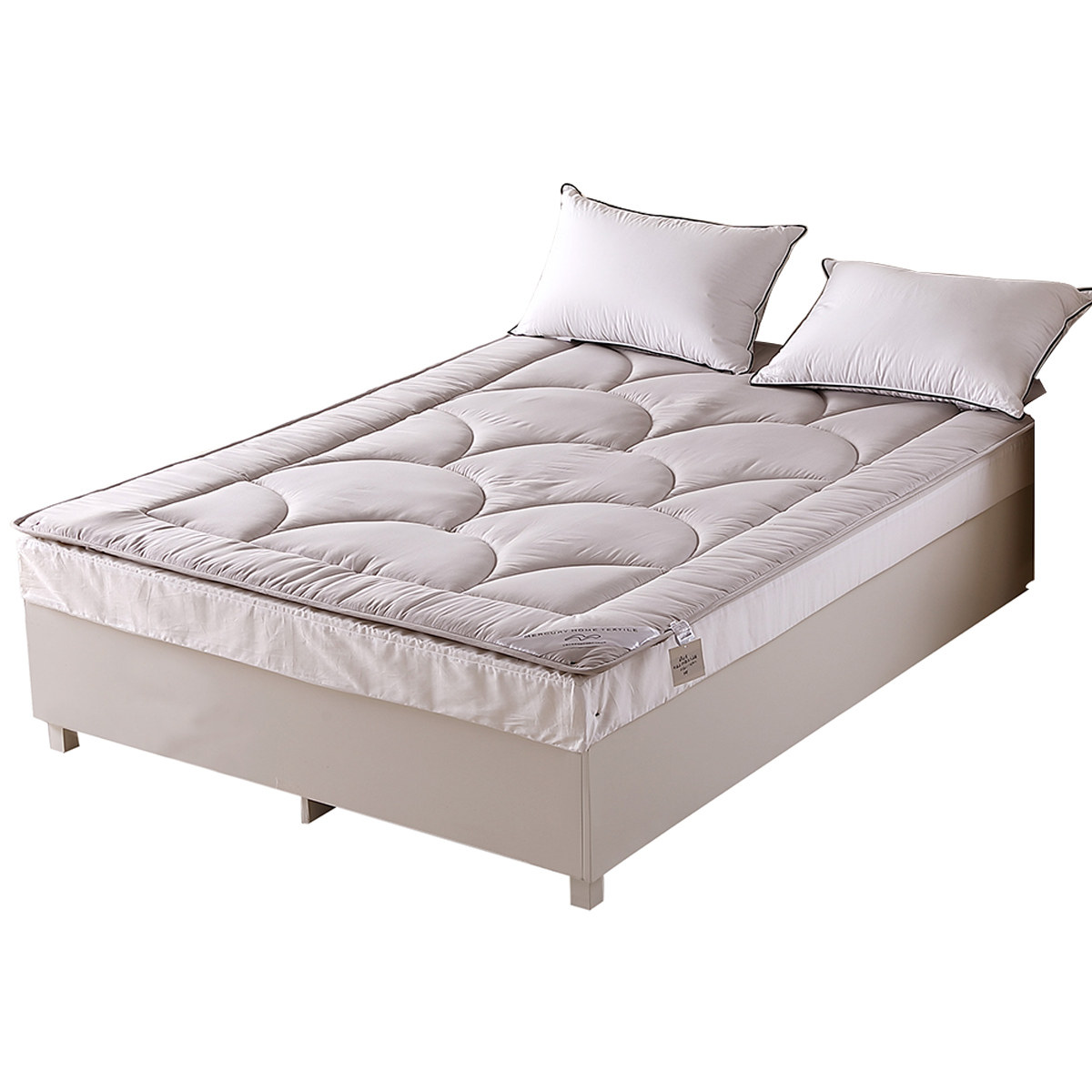 水星家纺软床垫软垫18m双人保暖抗菌家用防滑床褥驼毛垫子床褥垫