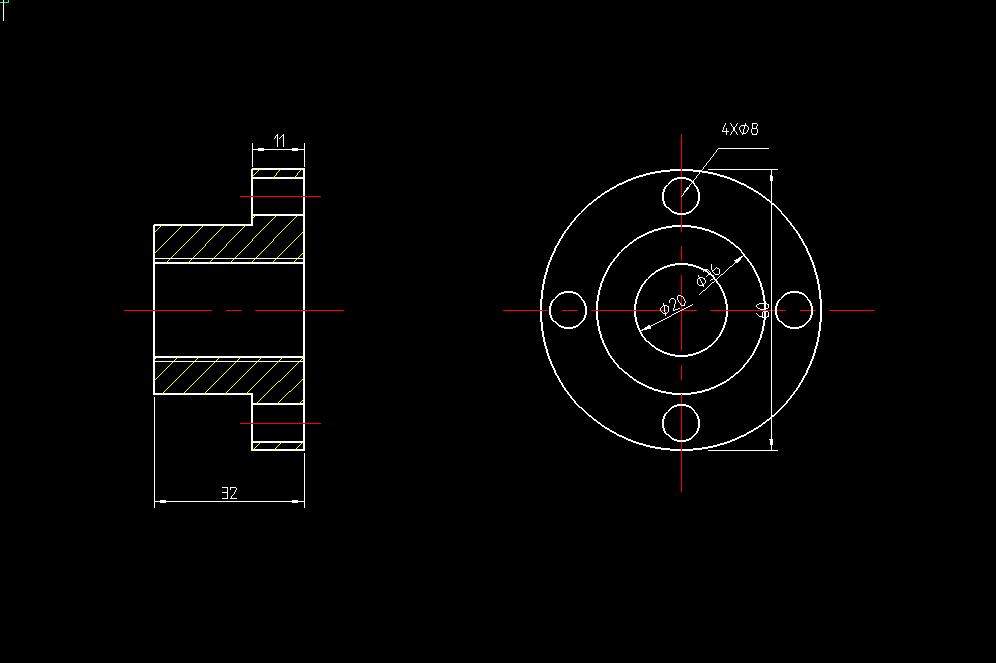 数控火焰切割机设计2d机械cad素材2d