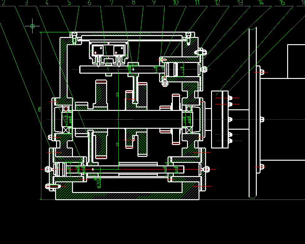 数控卧式铣床主轴轴箱变速操纵机构设计2d2d