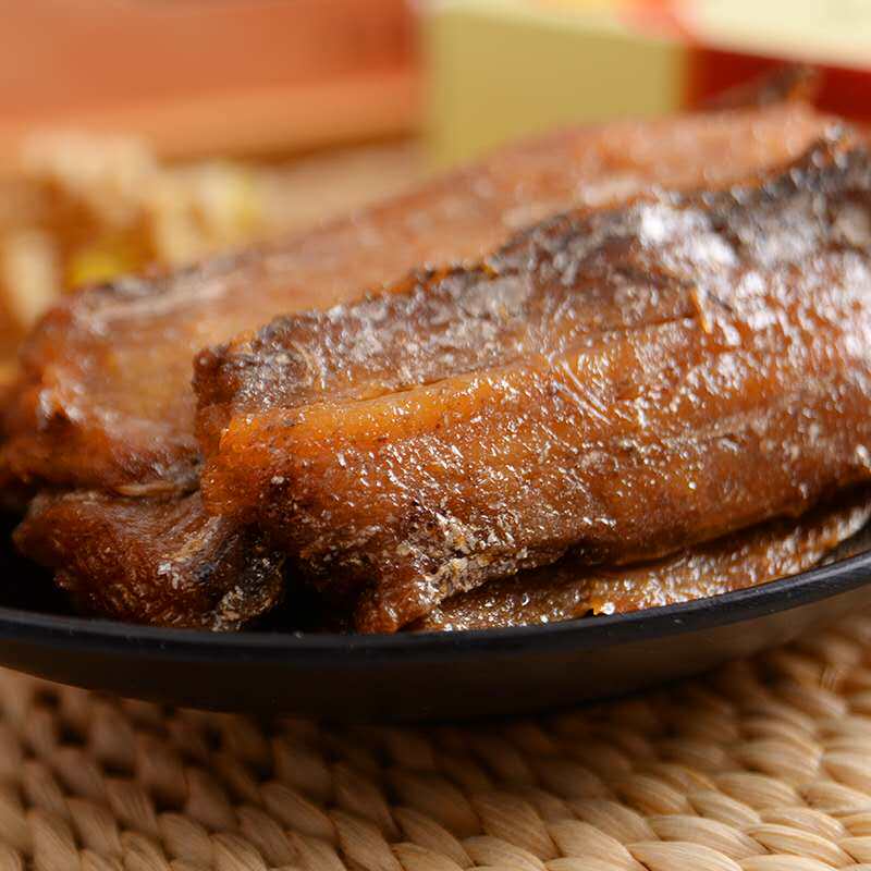 香辣五香带鱼酒店特色菜旅游零食开袋即食500克鱼干