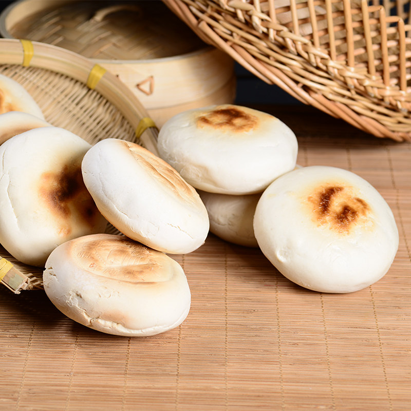 杠子150gx15个装高密特产正宗姚哥庄石磨火烧硬面包点