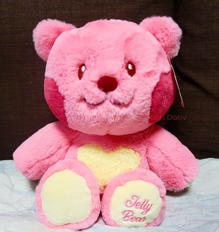 现货韩国代购正品jellybubble同款爱心可爱jellybear毛绒布艺类玩具