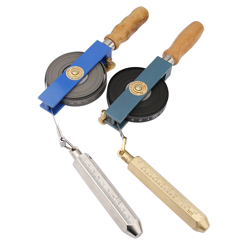 青县木柄量油尺石油测深5米10m1520米30米不锈钢量油尺