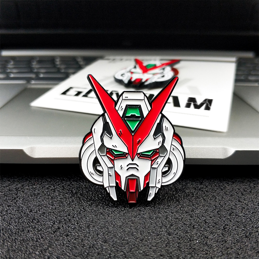 eleven原创机动战士红色异端高达胸针动漫徽章胸针