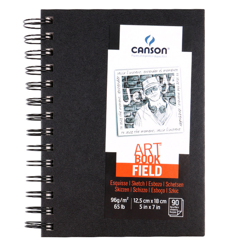 康颂artbookfield绘画96g线圈素描本手账本速写素描