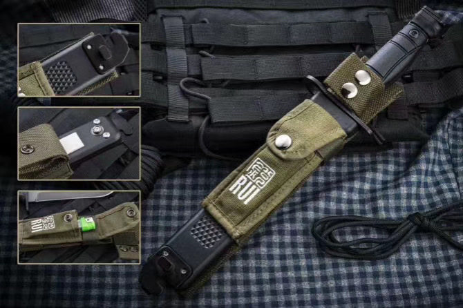 海豹突击刀套刺鞘防身军刀野外求生户外刀具刀鞘