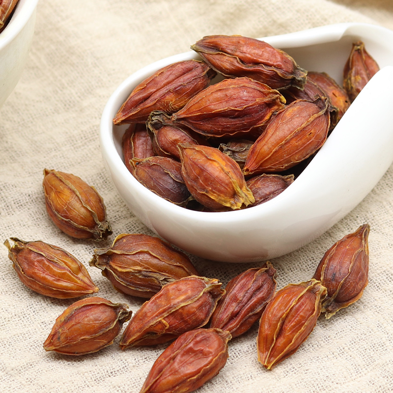 栀子果黄茶红枝子香料上色500g中药材可磨食用栀子