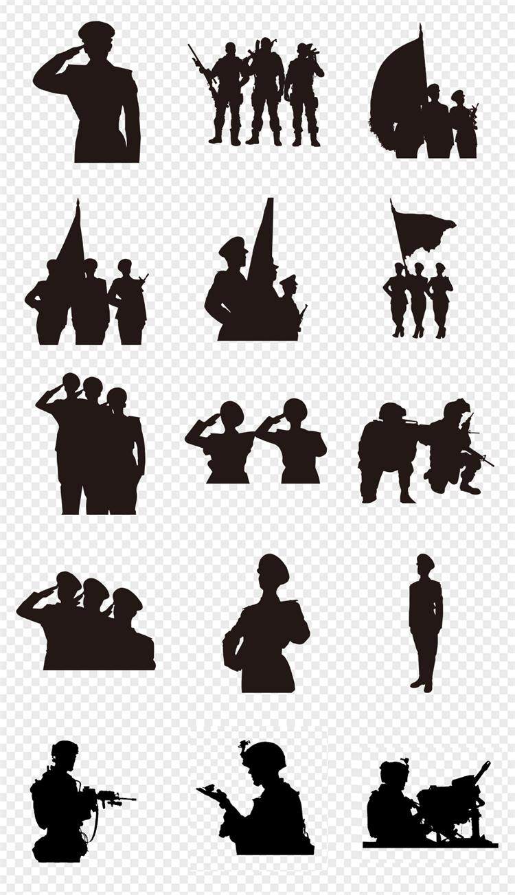 p0362军人仪仗队阅兵升旗战士士兵cs人物武器设计素材