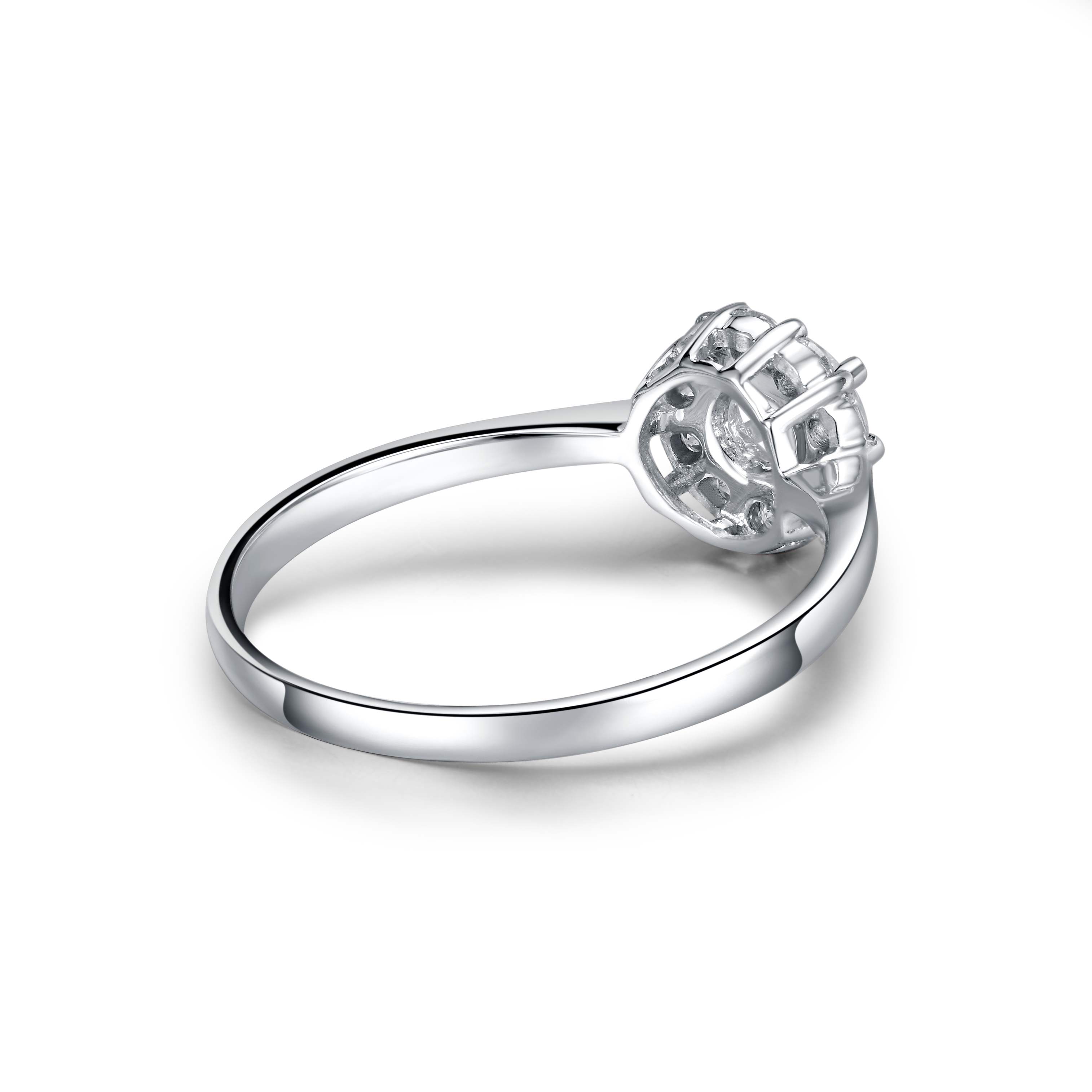 群镶戒托珂兰18k金托戒定制钻戒倾城手饰