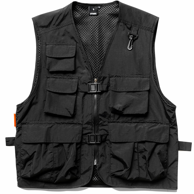 stnw国潮潮牌机能军事战术多袋多功能工装背心背心