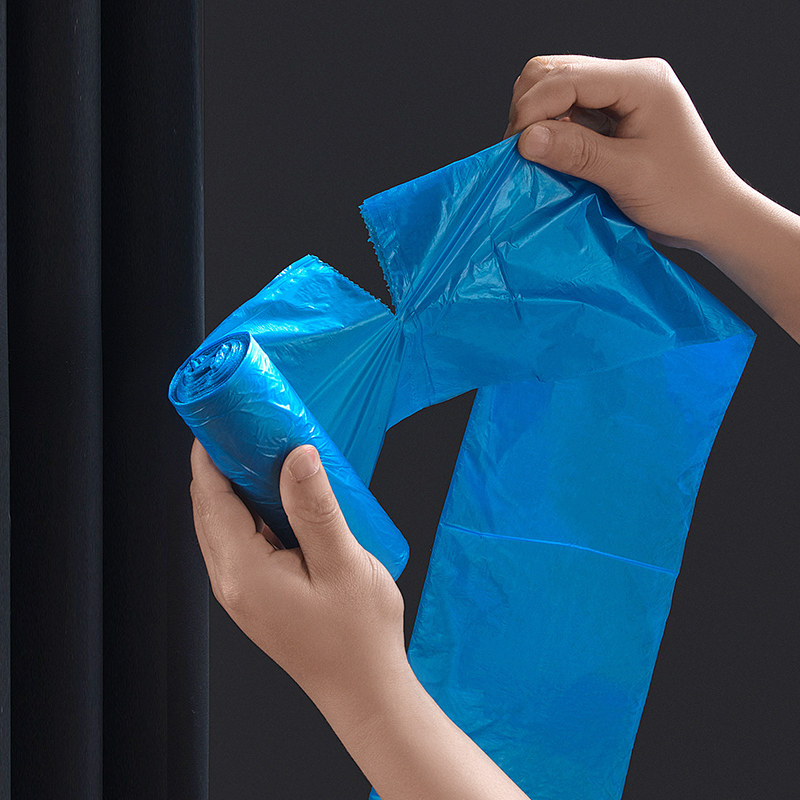 茶花一次性垃圾袋家用加厚平口大号