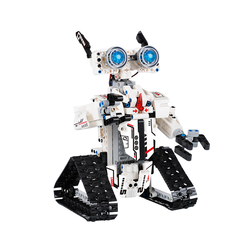 乐高机器人电动可编程遥控机甲教具拼装科技机械组履带式积木玩具