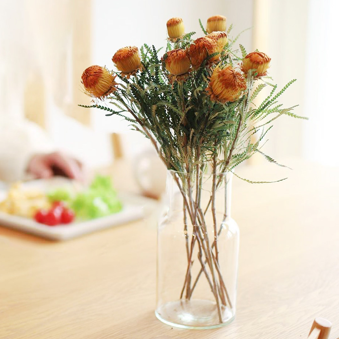 佛塔斑克干花花束针垫自然真花家居客厅店铺干花