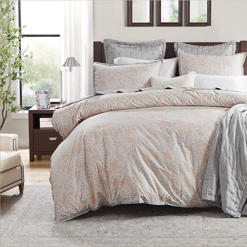 harborhouse美式四件件套全棉贡缎被套床单1.8m床品套件