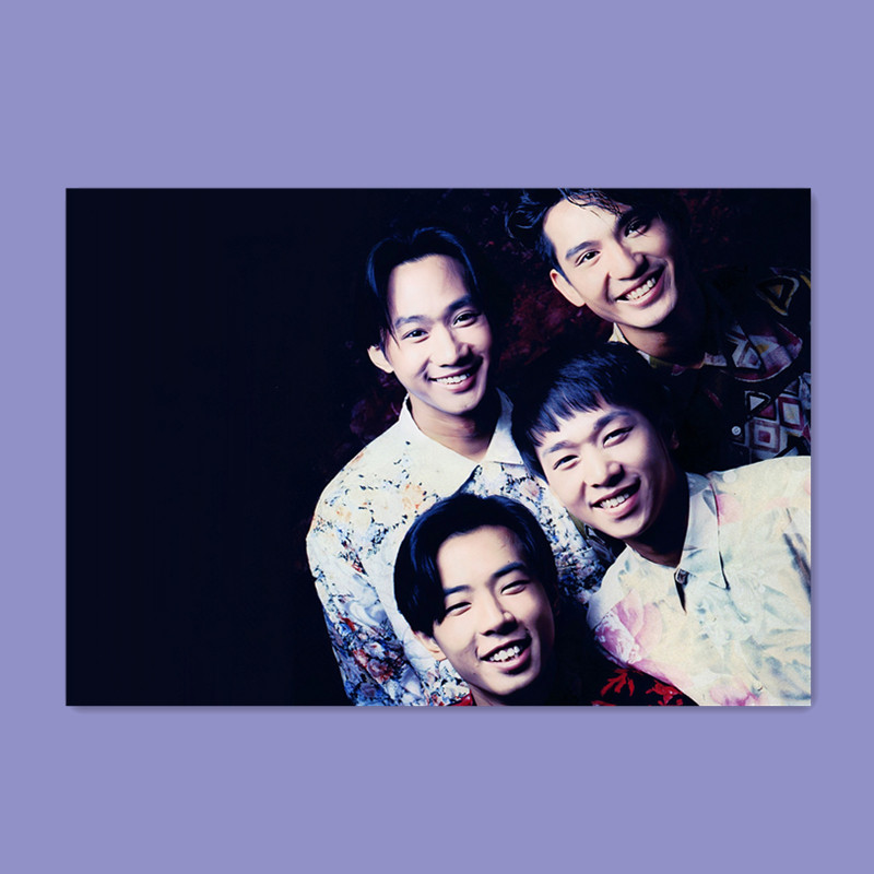 beyond黄家驹电影海报相框卧室客厅咖啡店装饰画照片定制写真