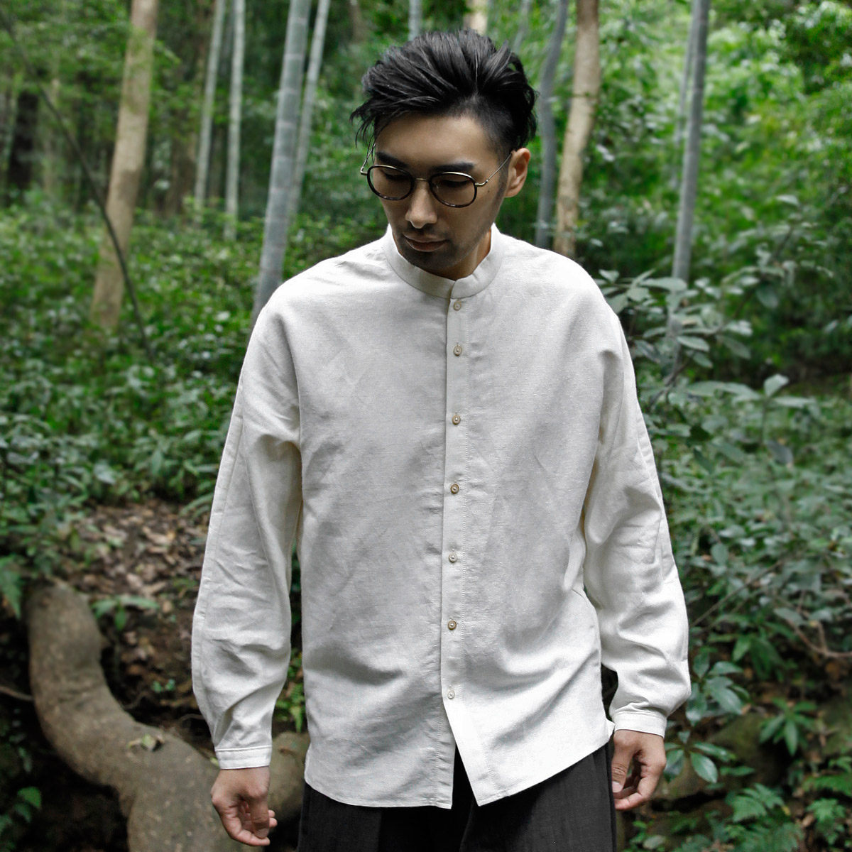 汉麻桑蚕丝衬衫