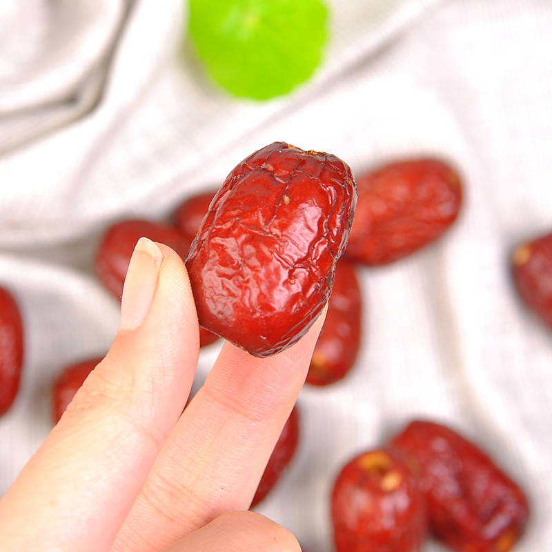 5袋零食空心新鲜脆脆嘎嘣100g酥脆灰枣新疆枣类制品