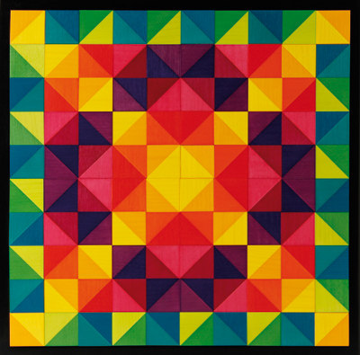 naef mosaik木制立体色彩艺术拼图 德国进口儿童益智玩具6