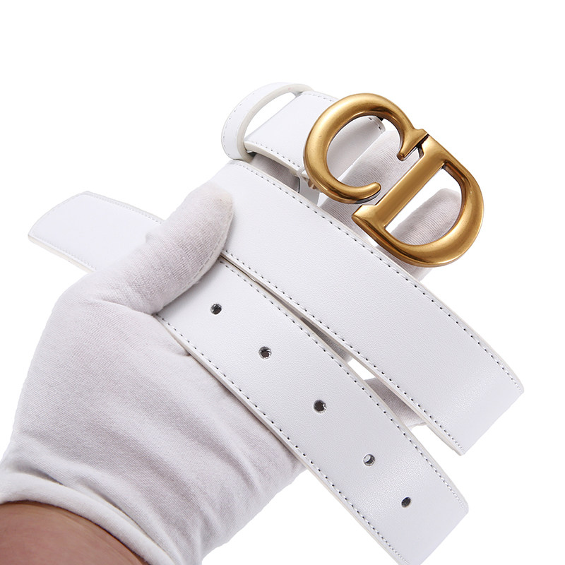 网红cd腰带女士真皮休闲百搭双面牛皮裙带腰带