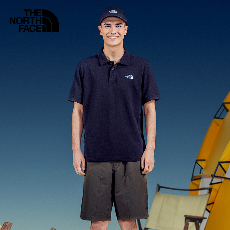 TheNorthFace北面短袖Polo男户外舒适透气上新|5B1O