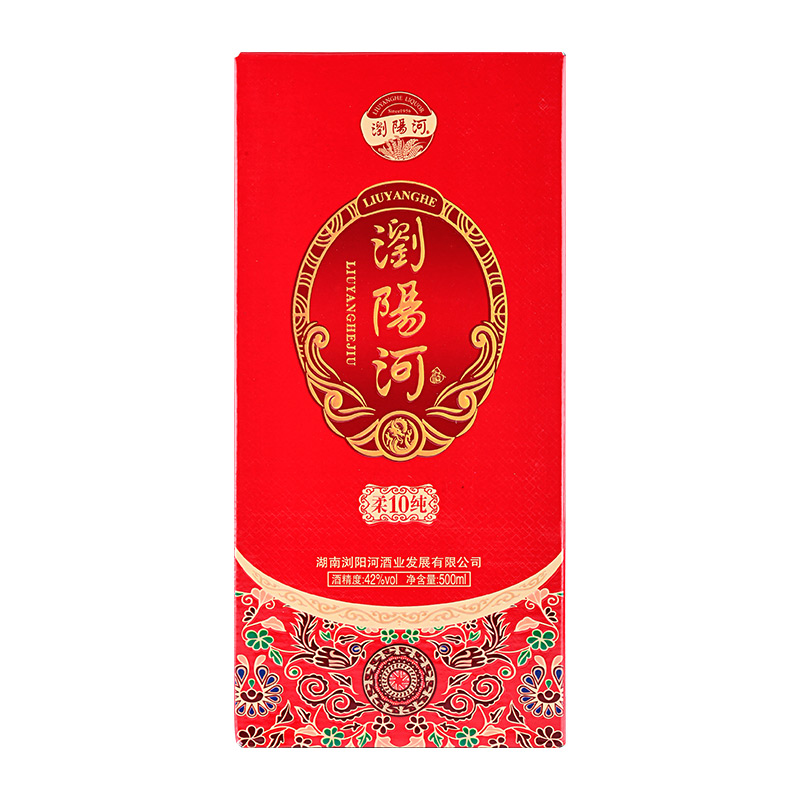 浏阳河臻品52度500ml,浏阳河42度浓香型500ml 浏阳河酒头曲52度浓香香型国产白酒500ml6瓶整箱国产白酒