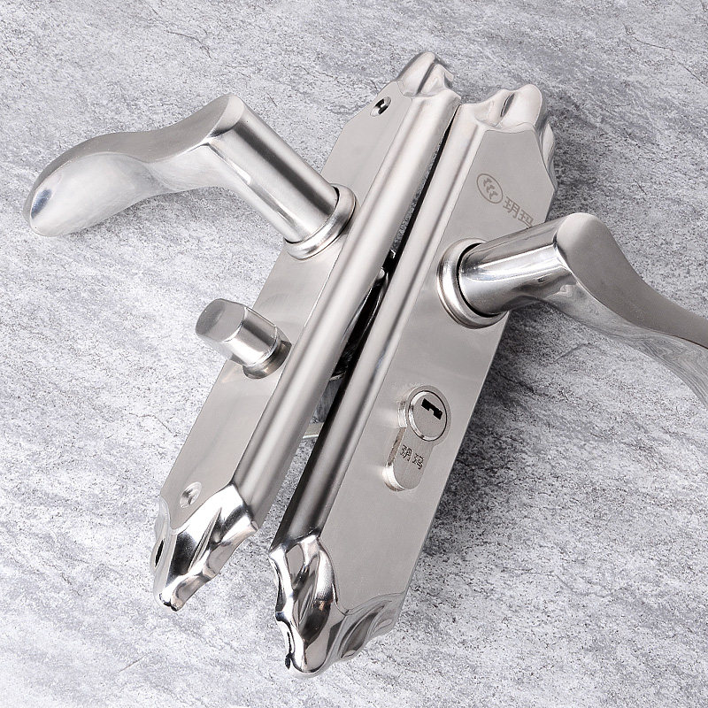 奇人老式防盗门锁家用通用型外装门锁室外室内房门木门铁门锁c级